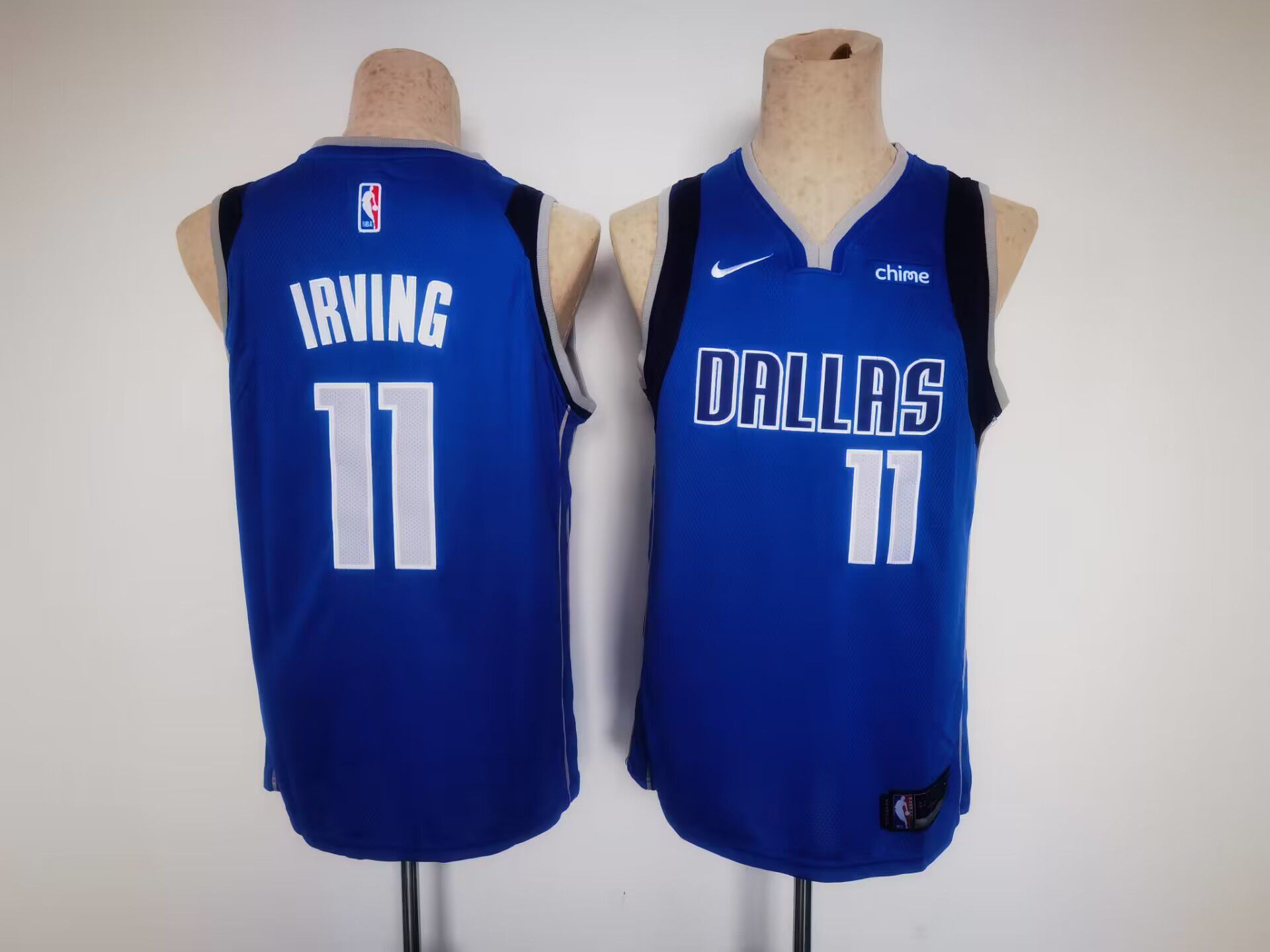 Men Dallas Mavericks 11 Irving Blue Game Nike 2023 NBA Jersey